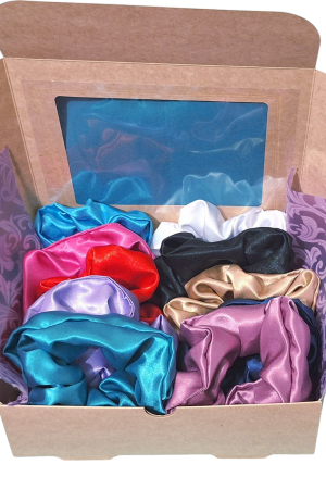 SET REGALOS set de 10 scrunchie xl