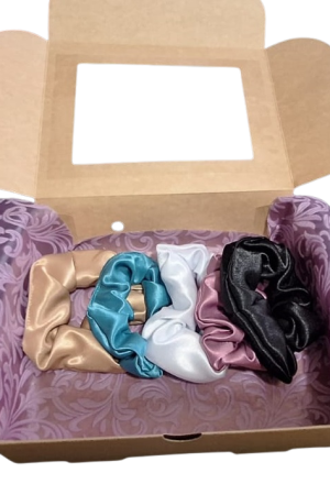 SET REGALOS set de 5 scrunchie s